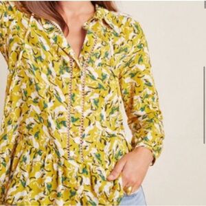 Maeve Janie Hare Blouse with Cute Rabbit Print